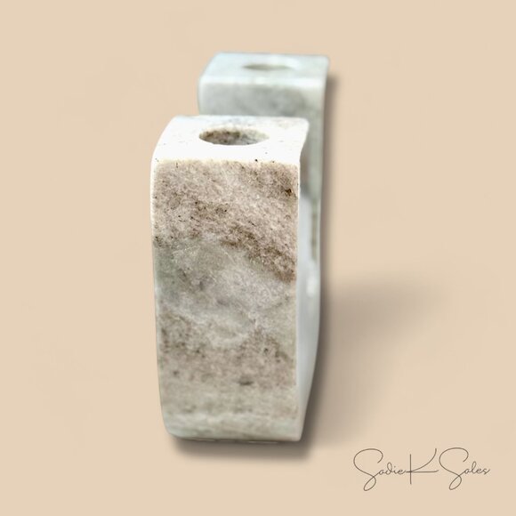 Marble Taper Candle Holder - Threshold Studio McGee - Target Fall 2022‎ - Picture 9 of 10